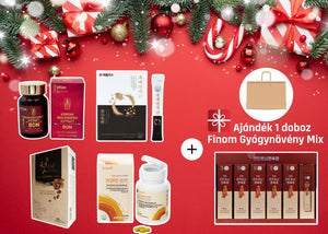 Karácsonyi Prémium Csomag ajándék Gyógynövény Mixszel