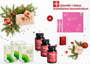 Karácsonyi Prémium Csomag ajándék Gránátalma Koncentrátummal