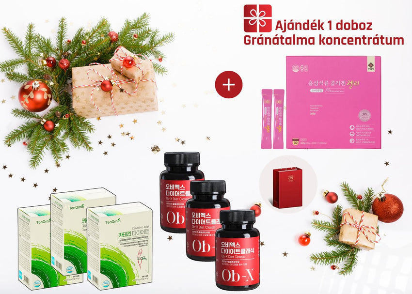 Karácsonyi Prémium Csomag ajándék Gránátalma Koncentrátummal