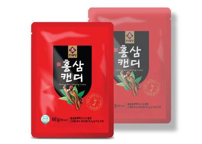 Vörös koreai ginseng kemény cukorka 100gr