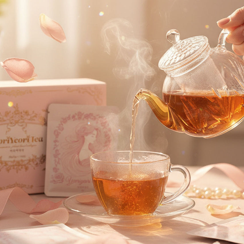 YeoriYeori Koreai Növényi Kollagén Stick + Tea 14 napos adag