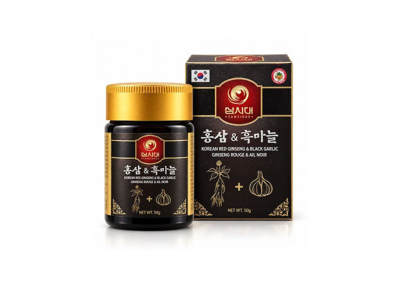 Koreai Vörös Ginseng és Fekete Fokhagyma kivonat 50g