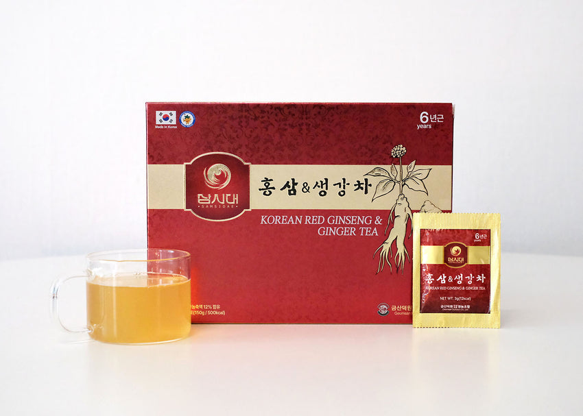 Koreai Vörös Ginseng és Gyömbér Tea (50db tasak)