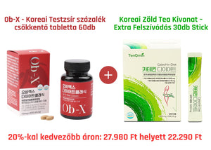 Ob-X Tabletta + Koreai Zöld Tea Kivonat CSOMAG