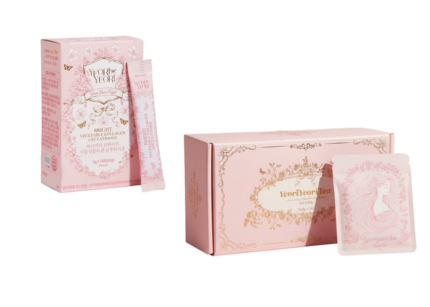 YeoriYeori Koreai Növényi Kollagén Stick + Tea 14 napos adag